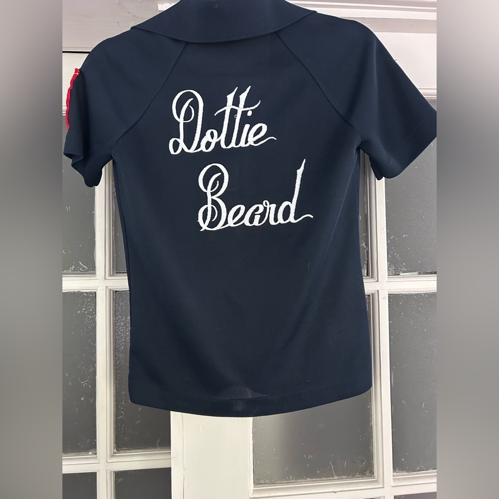 Adorable Vintage Blue Bowling 🎳 Shirt